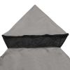 8x8ft 2T Waterproof Gazebo Top Gray