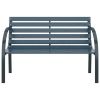 Patio Bench 47.2" Gray Wood