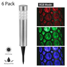 Solarek 6 Pack Outdoor Solar Light IP44 Waterproof RGB Garden Lamp Landscape Lawn D√©cor Light