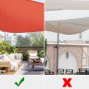 25' x 25' x 25' Triangle Sun Shade Sail/ Watermalon Red