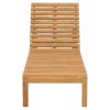 Sun Lounger Solid Teak Wood