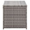 Patio Storage Box Poly Rattan 39.4"x19.7"x19.7" Gray