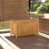 Patio Storage Box 35.4"x20.5"x21.7" Bamboo