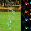 Hummingbird Solar LED Wind Chimes