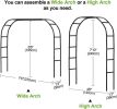 Climbing Plant Wedding Garden Arch Bridal Party Decoration Wide Arbor