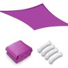 22'x23' Rectangle Sun Shade Sail/ Red Purple