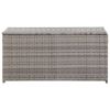 Patio Storage Box Poly Rattan 39.4"x19.7"x19.7" Gray