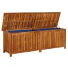 Patio Storage Box 68.9"x19.7"x22.8" Solid Acacia Wood