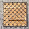 (Set of 10) Hanalei Eucalyptus Interlocking Wooden Decktile in Honey