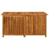 Patio Storage Box 59.1"x31.5"x29.5" Solid Acacia Wood