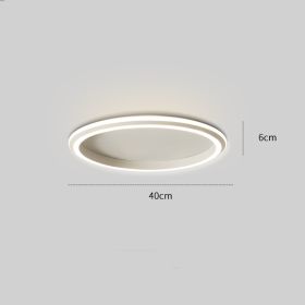 Fashion Minimal Room Lamp Bedroom Creativity (Option: White light-40cm)